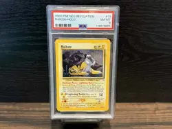 Raikou 2001 Pokemon Neo Revelation PSA 8 #13 FREE SHIPPING - Image 1