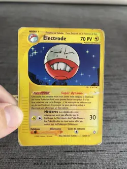Carte Pokemon Electrode 8/147 Rare Reverse Aquapolis Wizard Francais Occasion - Image 5