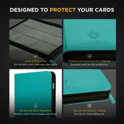 9 Pocket Zipper Binder for 360 Trading Cards - Side Load, TCG, MTG, Yugioh, S... - Image 3