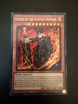 Yugioh! Queen of the Blazing Domain MP25-EN147 Prismatic Secret Rare - Image 2