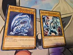 Blue-Eyes White Dragon LDK2-ENK01 Yu-Gi-Oh! TCG Yugioh !!! Nice - Image 2