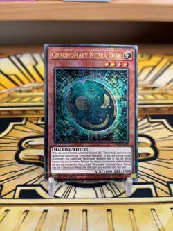 Yugioh Chronomale Scheibe von Nebra Quarter Century Secret Rare RA04-EN213 - Image 1
