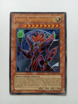 YUGIOH! ARCANITE MAGICIAN/ASSAULT MODE ULTRA RARE CRMS-EN021 NM Free Ship!! - Image 1