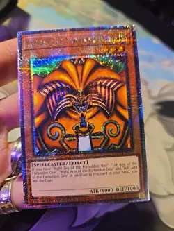 🔥 YUGIOH EXODIA THE FORBIDDEN 25th Anniversary QUARTER CENTURY RARE TN23-EN002 - Image 2