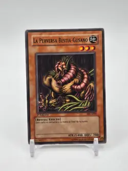 La Perversa Bestia-Gusano "The Wicked Worm Beast" YuGiOh 1ST EDITION #BIK-S004 - Image 1