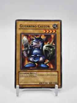 Guerrero Castor "Beaver Warrior" YuGiOh 1ST EDITION #BIY-S005 SPANISH - Image 1