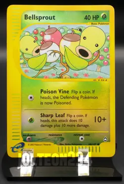 Pokemon TCG Card - Bellsprout 68/147 Aquapolis Reverse Holo Common - Image 1