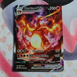 Pokemon Charizard VMAX SWSH 261 Ultra Premium Promo Holo Full Art Card NM/LP - Image 1