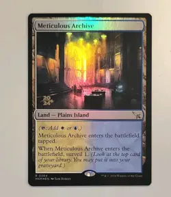 Meticulous Archive - *Foil (Promos: Prerelease Cards) - NM - MTG - Image 1