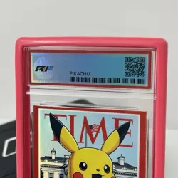 RF Limited Edition Art Card Custom Pikachu President Pokemon Holo /4 Time - Image 3
