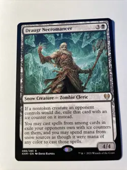 MTG Draugr Necromancer - Kaldheim Magic Card # 086 - Image 1