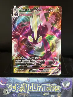 Pokemon Card Toxtricity Vmax 071/192 Rebel Clash Full Art Holo Rare Near Mint - Image 1