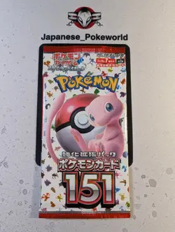 x1 Booster Pack Sv2a Pokemon 151 Mew Japanese card Scelle Neuf Display - Image 1