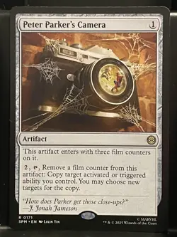 Peter Parker's Camera #171 NM/M MTG Spiderman Magic Card - Image 1