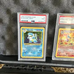 Pokemon Complete Set Of all 102 Cards Base Unlimited Series All Psa 9 With Case - Image 2