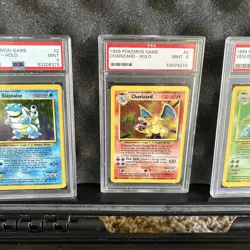 Pokemon Complete Set Of all 102 Cards Base Unlimited Series All Psa 9 With Case - Image 3