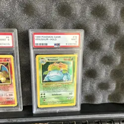 Pokemon Complete Set Of all 102 Cards Base Unlimited Series All Psa 9 With Case - Image 4