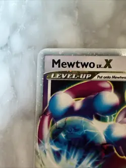 Pokemon Mewtwo TCG LV.X Holo Card 144/146 Legends Awakened 2008 Vintage LP - Image 2