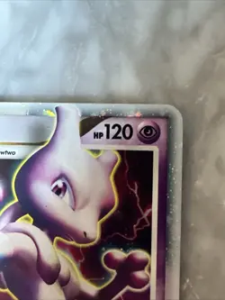 Pokemon Mewtwo TCG LV.X Holo Card 144/146 Legends Awakened 2008 Vintage LP - Image 3