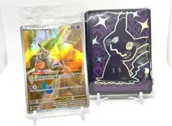 Pokemon Paldean Fates ETB *SEALED* Mimikyu Black Star Promo & Card Sleeves 🇺🇸 - Image 1