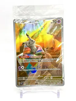Pokemon Paldean Fates ETB *SEALED* Mimikyu Black Star Promo & Card Sleeves 🇺🇸 - Image 2