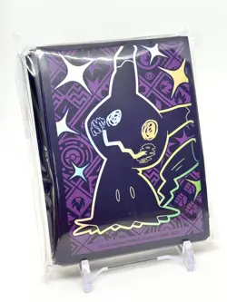 Pokemon Paldean Fates ETB *SEALED* Mimikyu Black Star Promo & Card Sleeves 🇺🇸 - Image 4