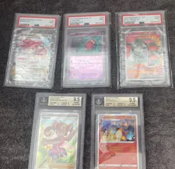 Graded Pokemon Card Collection Set - PSA 9 & BGS 9.5 - Image 1