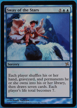 Sway of the Stars FOIL Betrayers of Kamigawa NM Blue Rare CARD (496041) ABUGames - Image 1