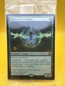 x1 Radioactive Spider | Universes Beyond: Marvel’s Spider-Man Prerelease Promo - Image 1