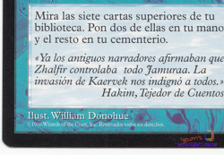 Ancestral Memories Spanish Mtg MISPRINT. Wrong Artist: DonohUe instead Donohoe - Image 3