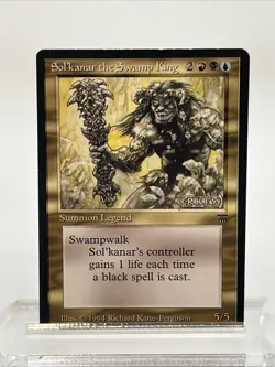 Sol’kanar The Swamp King Legends Mtg Magic The Gathering LP Excellent - Image 1