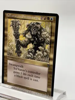 Sol’kanar The Swamp King Legends Mtg Magic The Gathering LP Excellent - Image 3