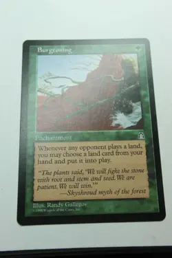 MTG Burgeoning x1- -Stronghold-Lightly Played - Image 1