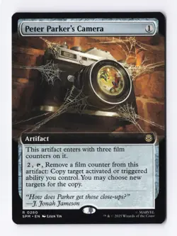 Peter Parker's Camera (Extended Art) 0280 (R) MTG Marvel's Spider-Man (SPM) - Image 1