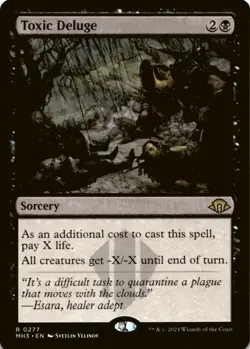 MTG Toxic Deluge Normal NM Modern Horizons 3 Magic 277 - Image 1