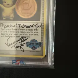 Pokemon Pikachu Victory Medal 2008 Battle Road Spring Promo Holo PSA 10 PSA/DNA - Image 4