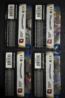 Pokemon Sword & Shield Base Set Booster Pack Art Set - 4 Packs NEW SEALED - Image 2