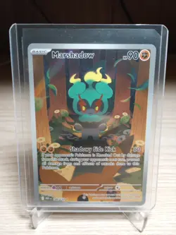Pokemon TCG - Marshadow Illustration Rare 146/132 - Mega Evolution Pack Fresh NM - Image 1