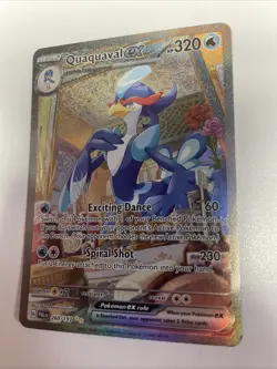 Pokemon TCG Quaquaval EX Sir 260/193 Paldea Evolved Special Illustration NM - Image 1