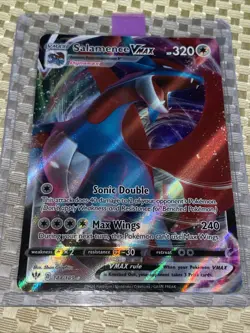 Pokemon TCG Lot Salamence VMAX 144 194/189 Rainbow Rare Full Art Secret Rare NM - Image 2