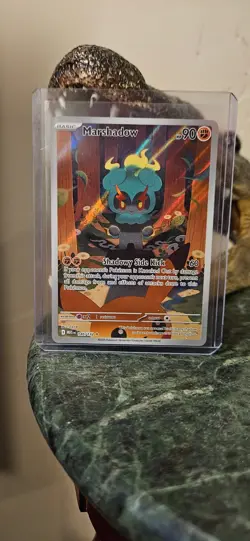 Pokemon TCG - Marshadow Illustration Rare 146/132 - Mega Evolution Pack Fresh NM - Image 1