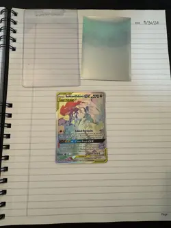 Pokemon TCG Reshiram & Zekrom GX Secret Rare 259/236 Sm-Cosmic Eclipse Holo- NP - Image 1