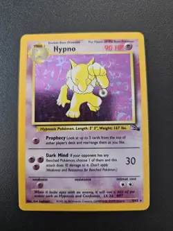 Hypno 8/62 - Fossil Holo - TCG Pokemon MP - Image 1