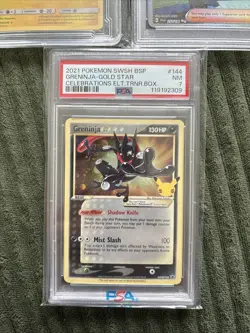 Pokemon Graded Lot Gold Star Greninja PSA 7, Jacq SIR PSA 8, WCC 8 Tapu Koko - Image 4
