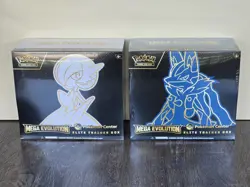 Pokemon TCG Mega Evolution Gardevoir & Lucario ETB Elite Trainer Box Set PKC Ver - Image 1