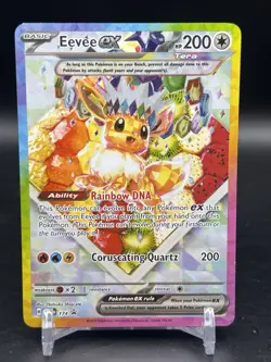 Eevee ex 174 Sv: Scarlet & Violet Black Star Promo Holo Pokemon TCG NM - Image 1