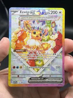 Eevee ex 174 Sv: Scarlet & Violet Black Star Promo Holo Pokemon TCG NM - Image 3