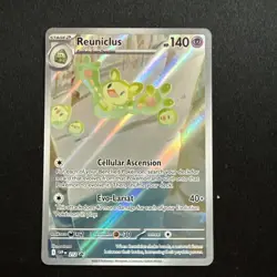 Pokemon TCG Reuniclus Scarlet Violet Promo SVP 212 Full Art Holo - Image 1
