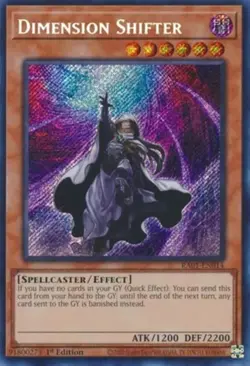 x1 Dimension Shifter - RA01-EN014 - Secret Rare - 1st Edition Yu-Gi-Oh! M/NM - Image 1