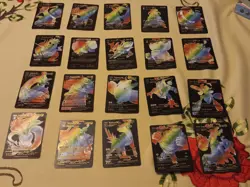 20 Pokemon Black foil pokemon cards - Image 1